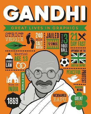 Great Lives in Graphics: Gandhi - cover