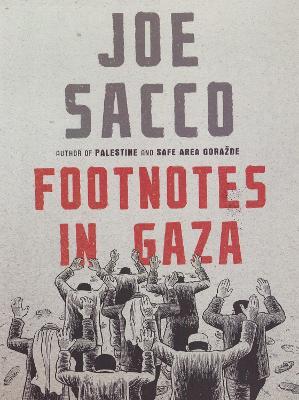 Footnotes in Gaza - Joe Sacco - cover