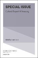 Special Issue: Cultural Expert Witnessing - cover