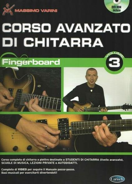 Corso avanzato chitarra. Metodo. Vol. 3 - Massimo Varini - copertina
