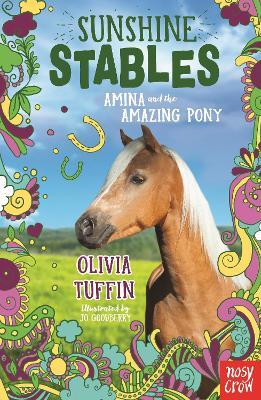 Sunshine Stables: Amina and the Amazing Pony - Olivia Tuffin - cover