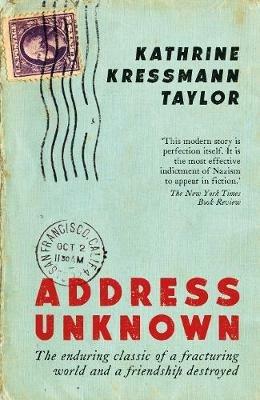 Address Unknown - Kathrine Kressmann Taylor - cover