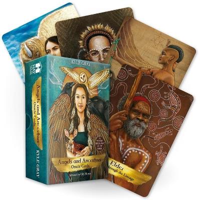 Angels and Ancestors Oracle Cards: A 55-Card Deck and Guidebook - Kyle Gray - cover