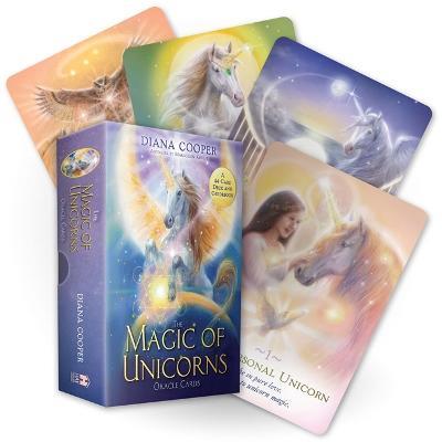 The Magic of Unicorns Oracle Cards: A 44-Card Deck and Guidebook - Diana Cooper - cover