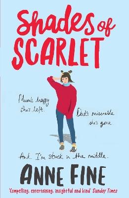 Shades of Scarlet - Anne Fine - cover