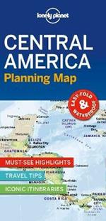 Lonely Planet Central America Planning Map