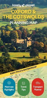 Lonely Planet Oxford & the Cotswolds Planning Map - Lonely Planet - cover