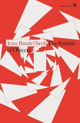 The System of Objects - Jean Baudrillard - cover