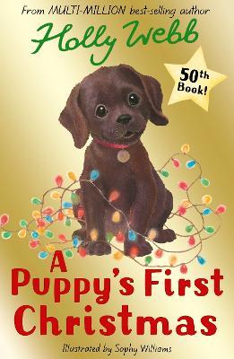 A Puppy's First Christmas - Holly Webb - cover