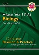 A-Level Biology: AQA Year 1 & AS Complete Revision & Practice with Online Edition