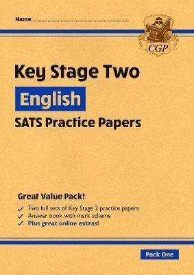 KS2 English SATS Practice Papers: Pack 1 - for the 2025 tests (with free Online Extras) - CGP Books - cover