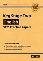 KS2 English SATS Practice Papers: Pack 5 - for the 2025 tests (with free Online Extras)