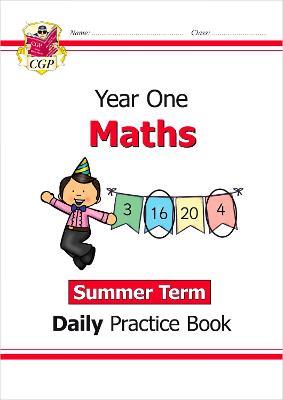 KS1 Maths Year 1 Daily Practice Book: Summer Term - CGP Books - cover