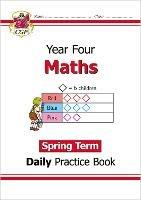 KS2 Maths Year 4 Daily Practice Book: Spring Term - CGP Books - cover