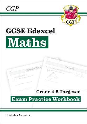 New GCSE Maths AQA Grade 4-5 Targeted Exam Practice Workbook (includes Answers) - CGP Books - cover