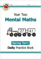 KS1 Mental Maths Year 2 Daily Practice Book: Spring Term - CGP Books - cover