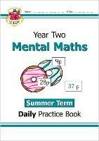 KS1 Mental Maths Year 2 Daily Practice Book: Summer Term - CGP Books - cover