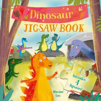 Dinosaur Jigsaw Book: Includes 4 Jigsaws! - Lisa Regan - cover