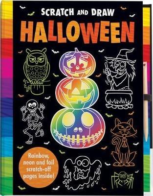 Scratch and Draw Halloween - Scratch Art Activity Book - Arthur Over - cover