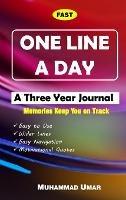 One Line a Day - A Three Year Journal - Muhammad Umar - cover
