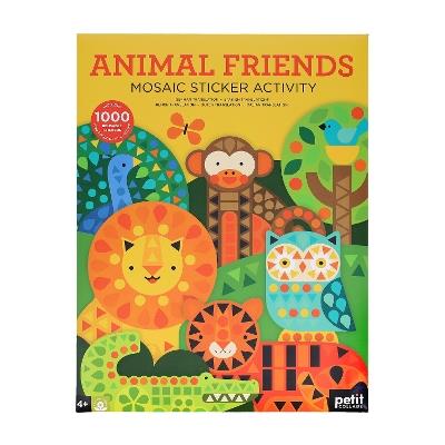 Mosaic Sticker Activity: Animal Friends - Petit Collage - cover