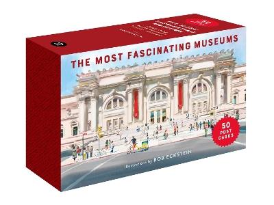 The Most Fascinating Museums Postcards: 50 Postcards Celebrating North America’s Favorite Museums - Bob Eckstein - cover