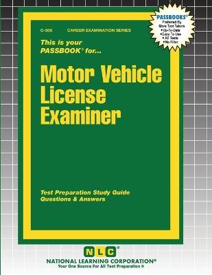 Motor Vehicle License Examiner - cover