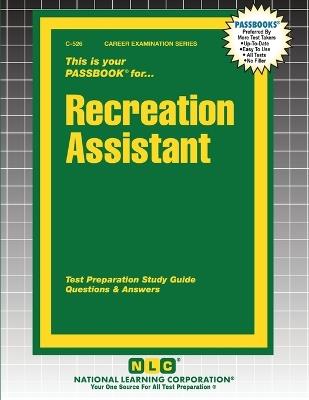 Recreation Assistant - cover