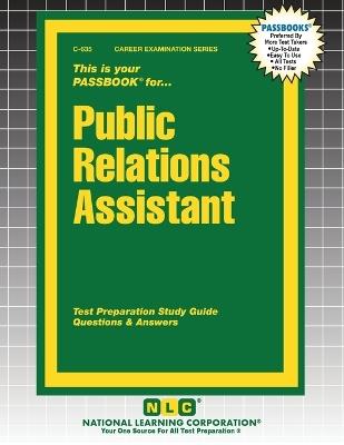 Public Relations Assistant - cover