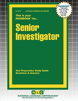 Senior Investigator - cover
