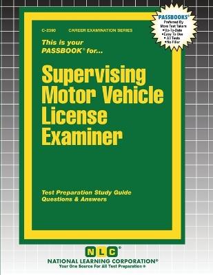Supervising Motor Vehicle License Examiner - cover