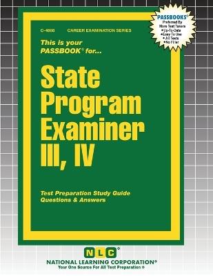 State Program Examiner III, IV - cover