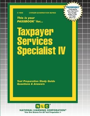 Taxpayer Services Specialist IV - cover
