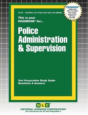 Police Administration & Supervision - cover