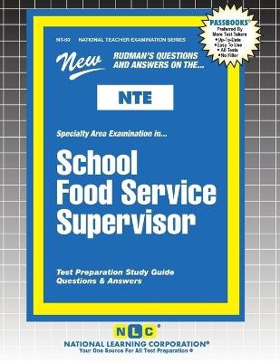 School Food Service Supervisor - cover