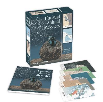 Unusual Animal Messages Oracle Deck: Includes 52 Cards and a 64-Page Illustrated Book - Manda Comisari - cover