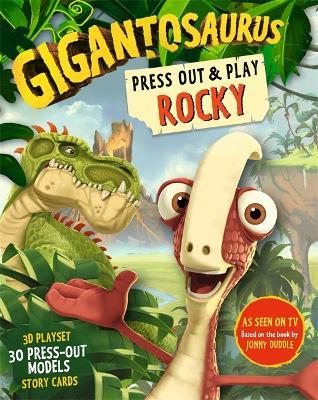 Gigantosaurus - Press Out and Play ROCKY: A 3D playset with press-out models and story cards! - Cyber Group Studios - cover