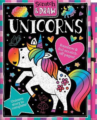 Scratch and Draw Unicorns - Lisa Regan - cover