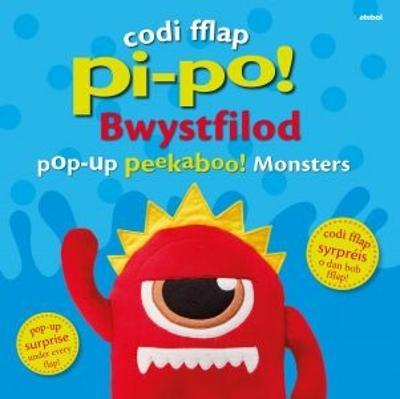 Codi Fflap Pi-Po! Bwystfilod / Pop-Up Peekaboo! Monsters - DK Children - cover