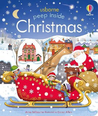 Peep Inside Christmas: A Christmas Book for Children - Anna Milbourne - cover