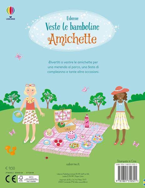 Amichette. Con adesivi. Ediz. a colori - Fiona Watt - 3