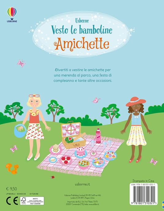 Amichette. Con adesivi. Ediz. a colori - Fiona Watt - 3