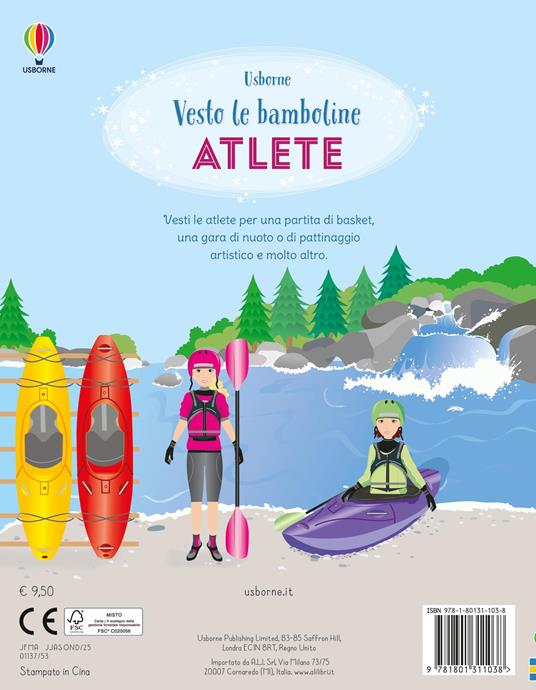 Atlete. Con adesivi. Ediz. a colori - Fiona Watt - 5