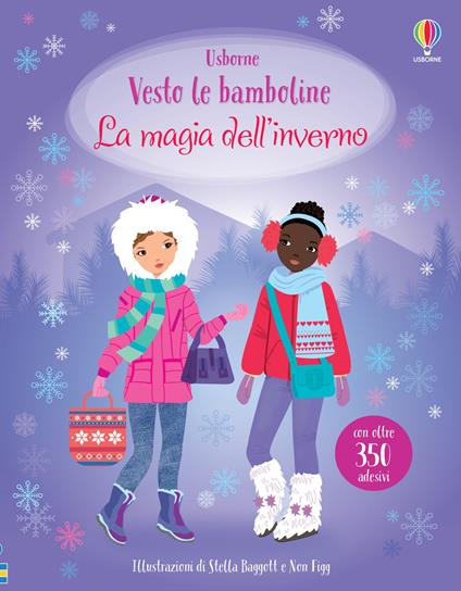 La magia dell'inverno. Con adesivi. Ediz. a colori - Fiona Watt - copertina