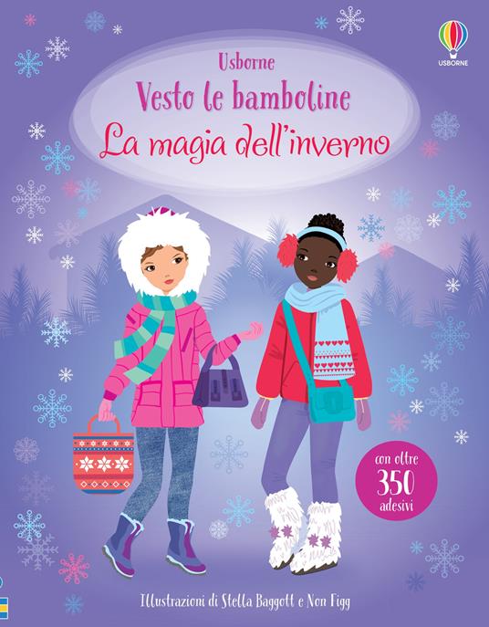 La magia dell'inverno. Con adesivi. Ediz. a colori - Fiona Watt - copertina