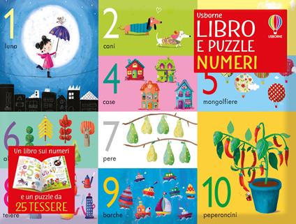 Numeri. Ediz. a colori. Con puzzle - Felicity Brooks - copertina