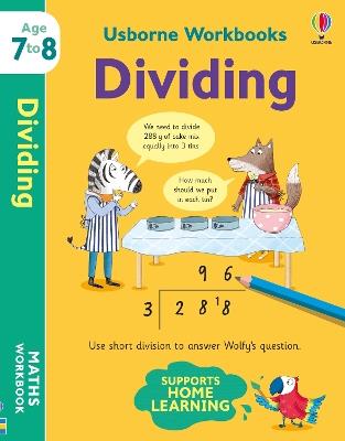 Usborne Workbooks Dividing 7-8 - Holly Bathie - cover