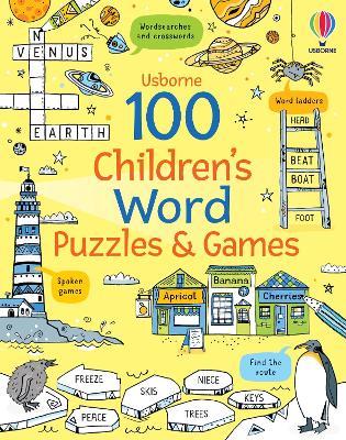100 Children's Word Puzzles and Games - Phillip Clarke - cover