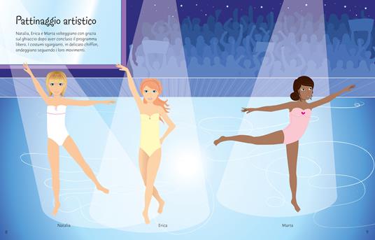 Atlete e danzatrici. Con adesivi - Fiona Watt,Vicky Arrowsmith,Stella Baggott - 2