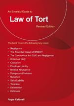 A Guide To The Law Of Tort: Emerald Guides